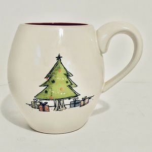 New Rae Dunn by Magenta Christmas Tree Coffee Mug